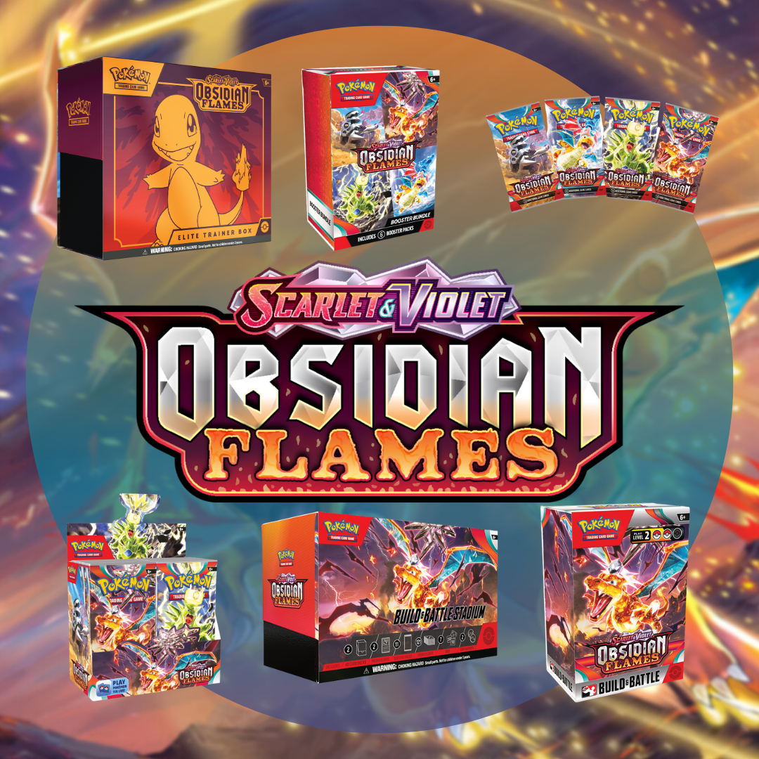 Pokemon card Obsidian Flames﻿ box Amazon.com: Pokemon TCG: Scarlet & Violet - Obsidian Flames
